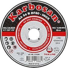 Paslanmaz Çelik (Inox) İnce Kesme Disk T41 Düz 125x1,0x22,23 mm AA 54 R BF80