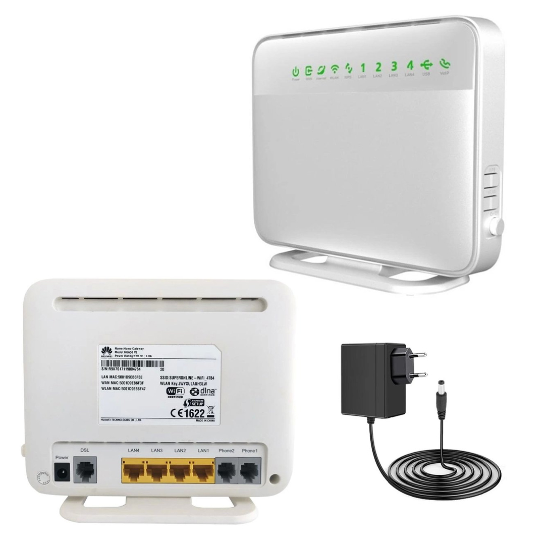 HUAWEI HG658 V2 VDSL/ADSL2+/USB 4 Port 300 MBPS Modem (REFRESH)