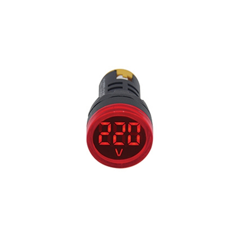 GWEST 22mm 24 - 450V Led’li Voltmetre Kırmızı