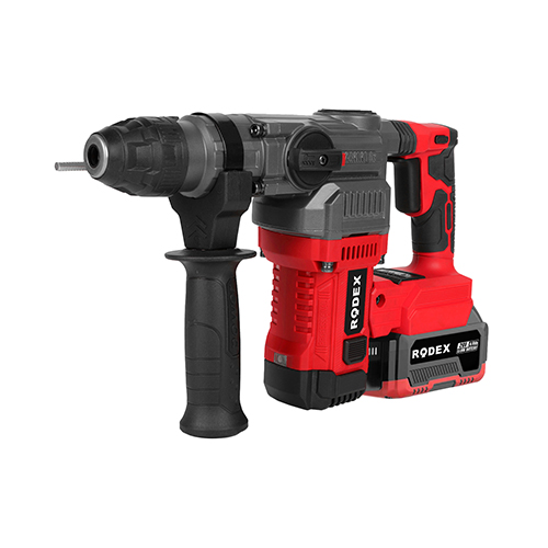 RODEX Pnömatik Akülü Kırıcı Delici Matkap 20V 2*4A SDS Plus