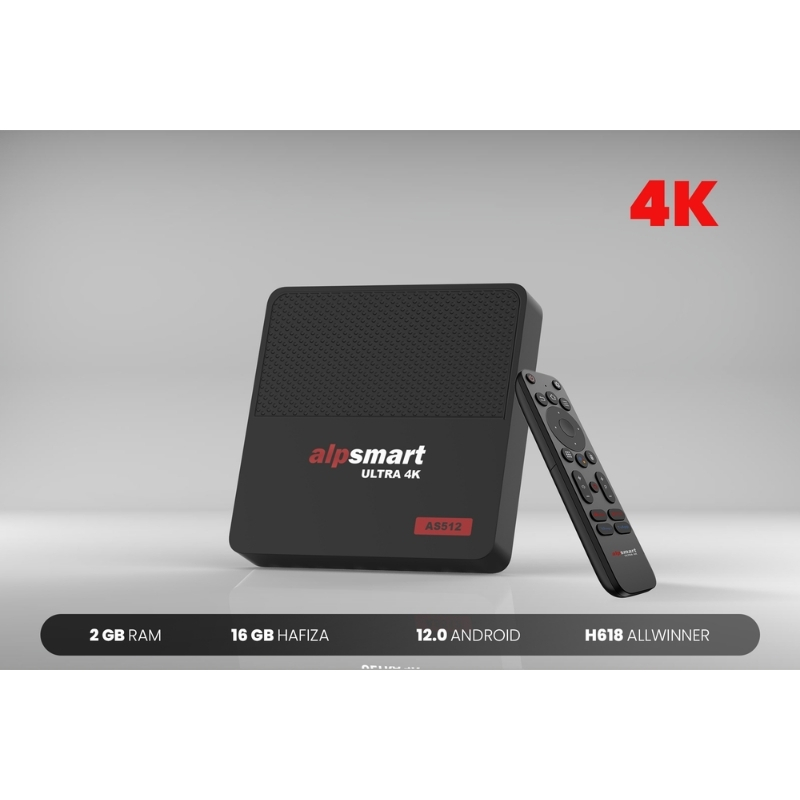 ALPSMART AS512 Android 2 GB Ram 16 GB Hafıza Sesli Komutlu Akılı Kumanda 114046