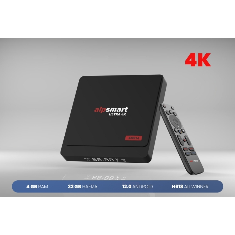 ALPSMART AS514 Android 4 GB Ram 32 GB Hafıza Sesli Komutlu (AIR) Akılı Kumanda 114047