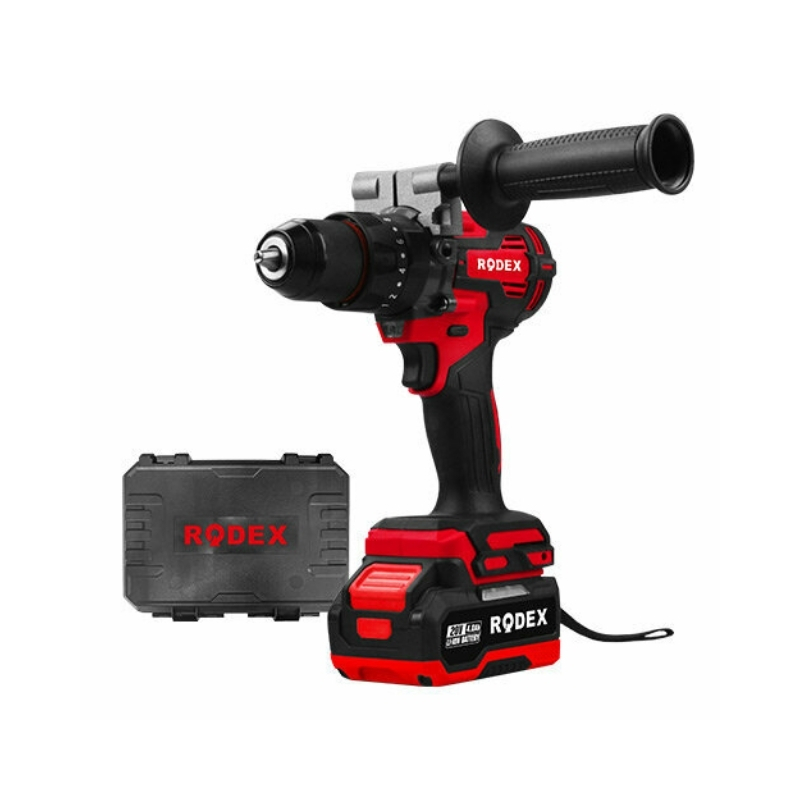 RODEX Akülü Darbeli Matkap 3MM 0-520/0-1700RPM 120NM 2 x LI-ION 20V/4.0Ah 2 Vites BMC