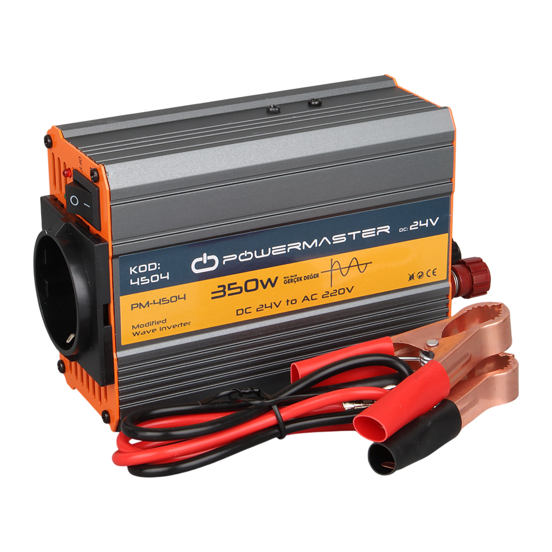POWERMASTER PM-4504 24 Volt - 350 Watt Modified Sinus Inverter