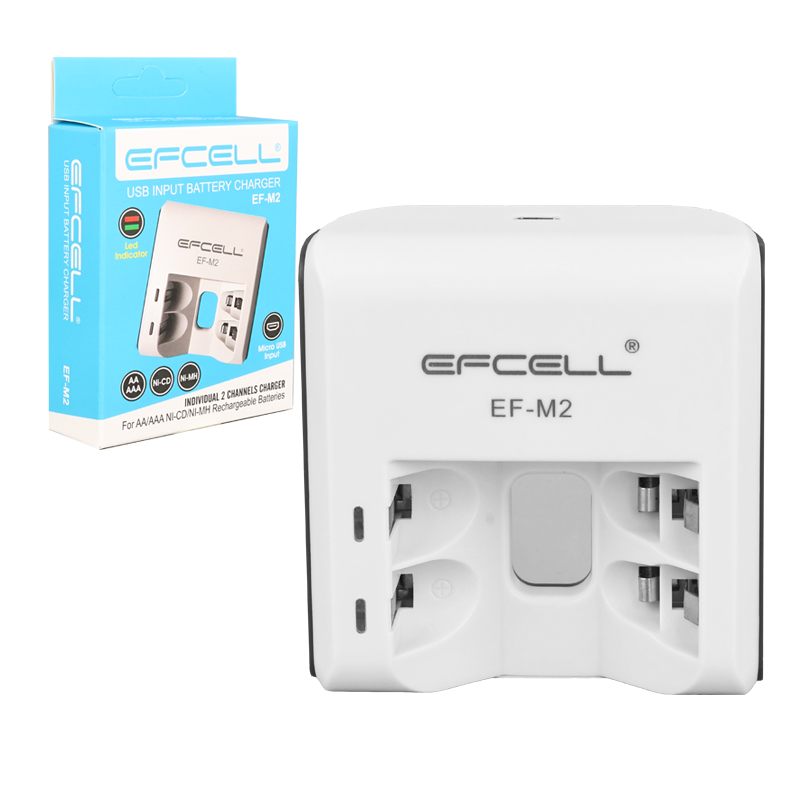EFCELL M2 AA/AAA 2'Lİ Pil Şarj Cihazı