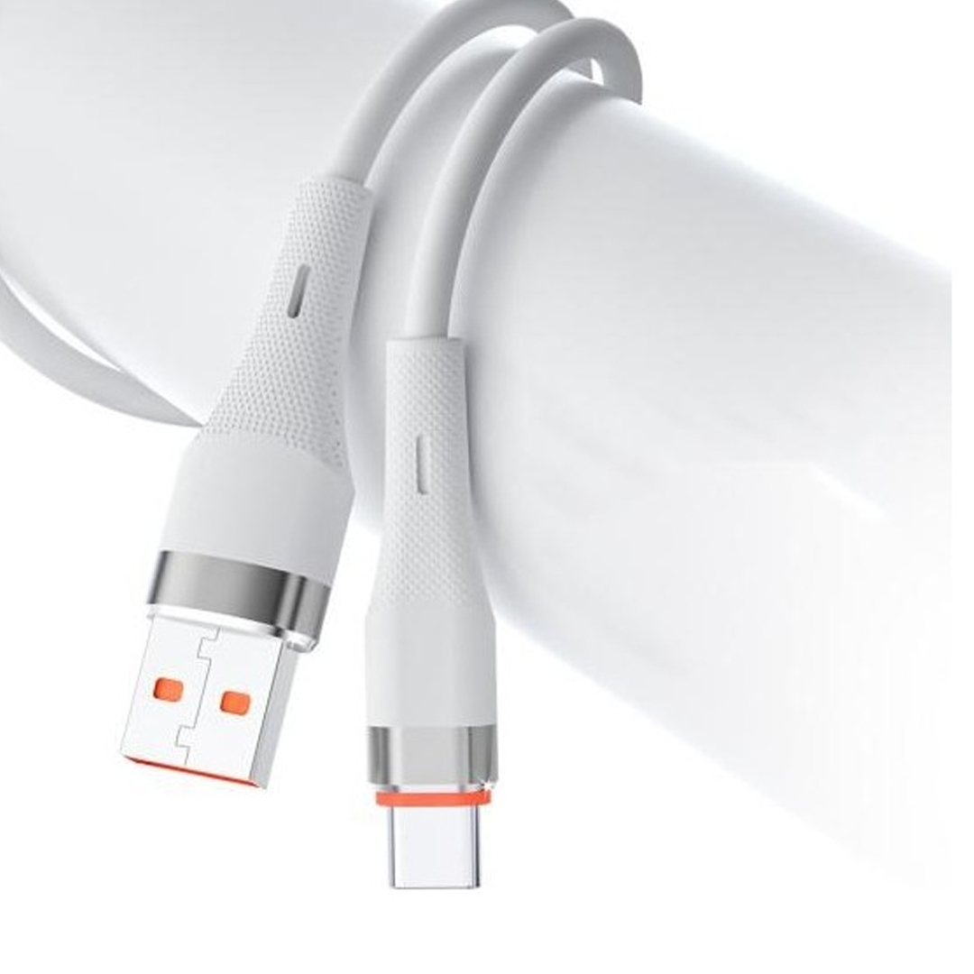 POWERWAY HC05 Örgülü 5A USB to TYPE-C 1 Metre Şarj ve Data Kablosu
