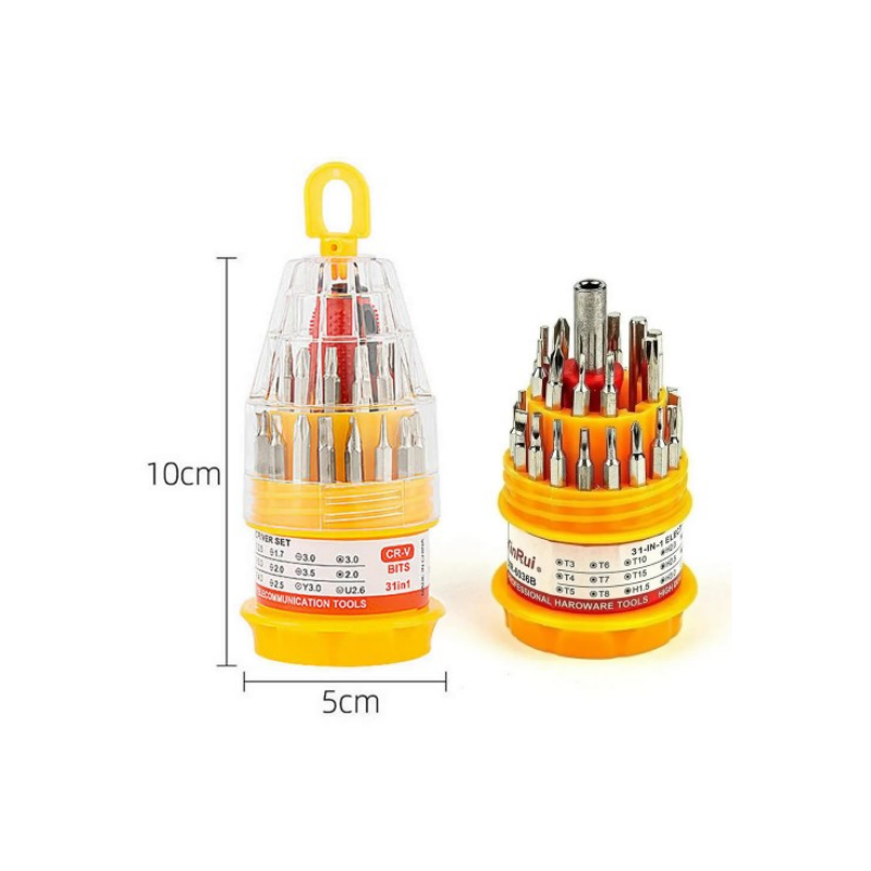 POWERMASTER Huajun 31 in 1 Değiştirilebilir Uç Tornavida Seti