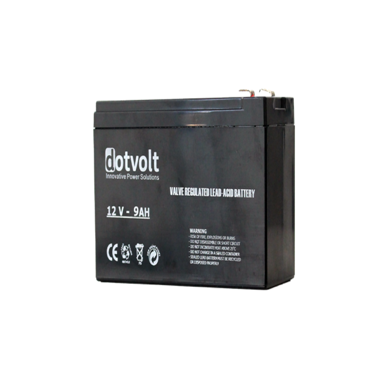 Kuru Akü 12 V 9 Amper Dotvolt