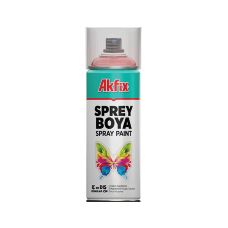 AKFIX Sprey Boya Mat Siyah Ral 9005 400ml 300gr