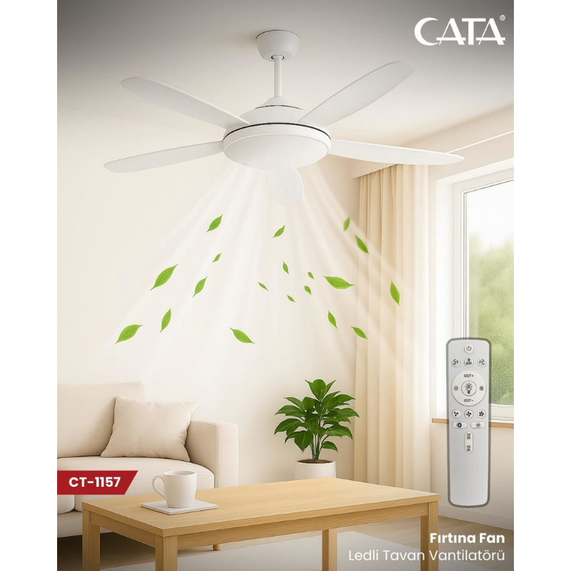 CATA Fırtına Fan Led CT-1157