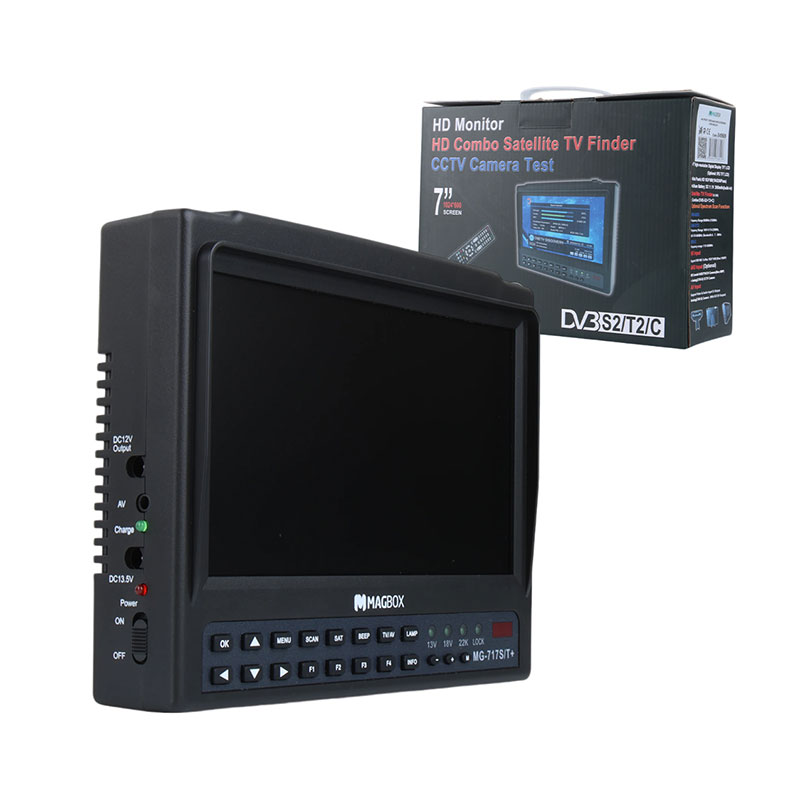 MAGBOX Satfinder MG-717S/T 7" Full HD Combo LCD Ekranlı Görüntülü Uzaktan Kumandalı Uydu Yön Bulucu