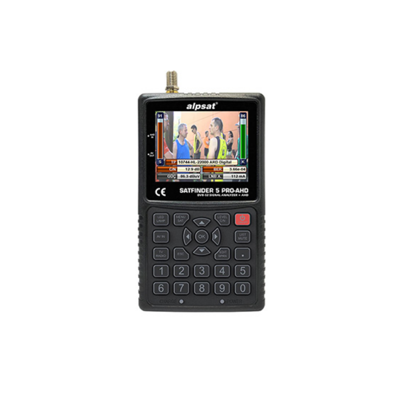 ALPSAT Satfinder AS05-HD Pro Görüntülü Uydu Bulucu AHD-TVI-CVI Test Cihazı