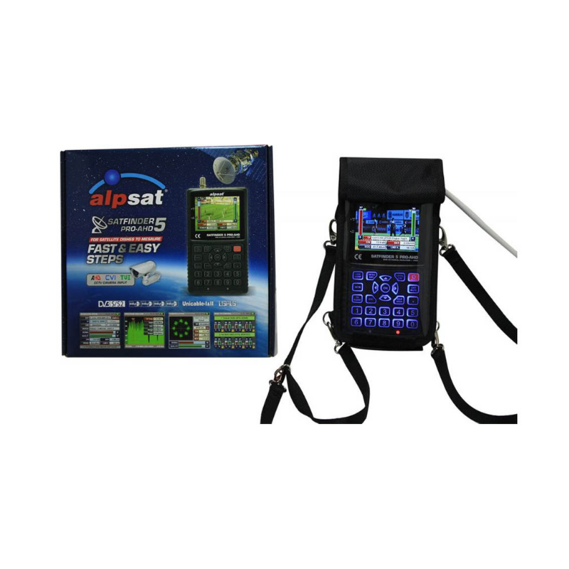 ALPSAT Satfinder AS05-HD Pro Görüntülü Uydu Bulucu AHD-TVI-CVI Test Cihazı
