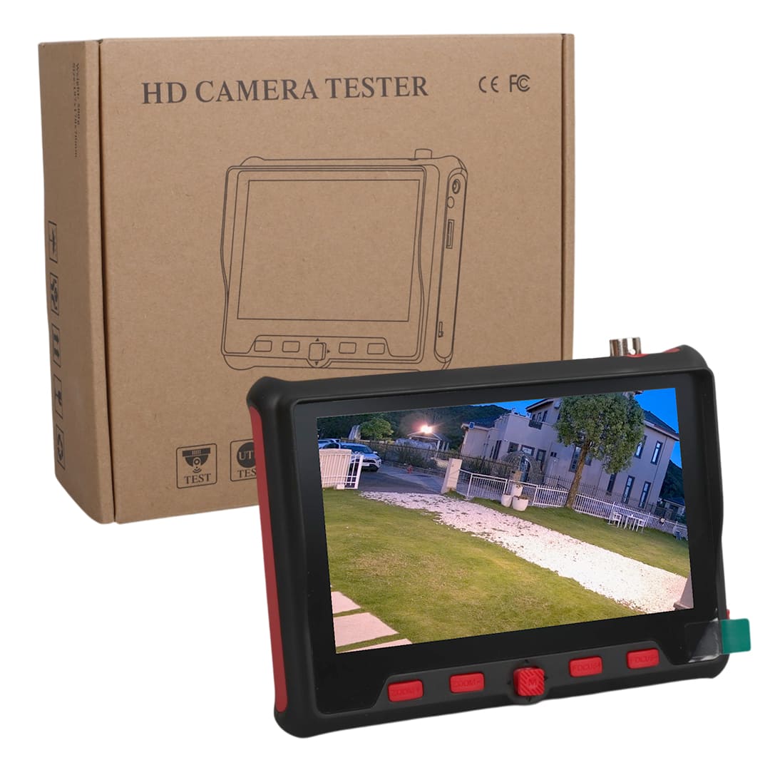 MAGBOX Kamera Test Cihazı 5" Ekranlı (AHD+TVI+CVI+CVBS 8 MB Destekli)