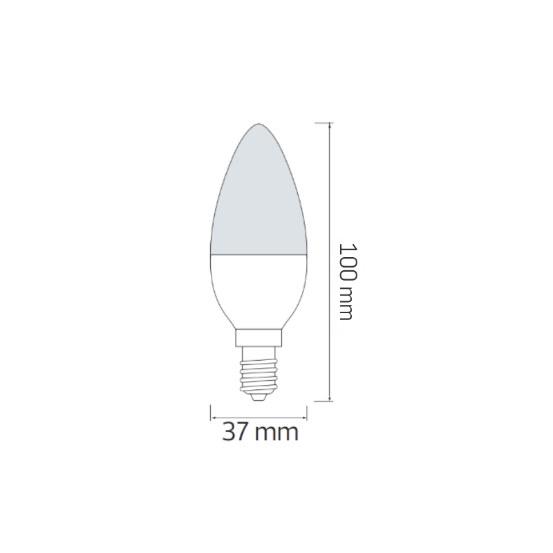 HOROZ Buji Soft Ampul 6W E14 2700K Ultra-6