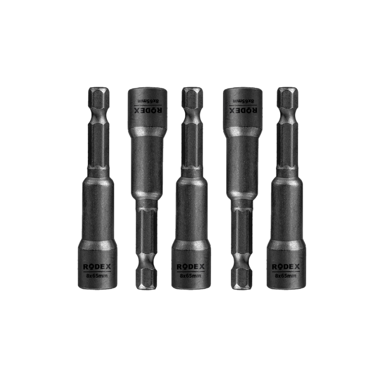 RODEX Manyetik Somun Adaptörü 13x65mm 5 li Paket