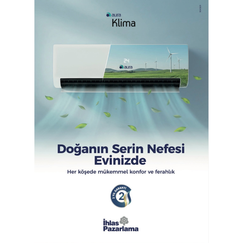 AURA NEW 12.000 BTU A++ R32 Inverter Klima Wi-Fi