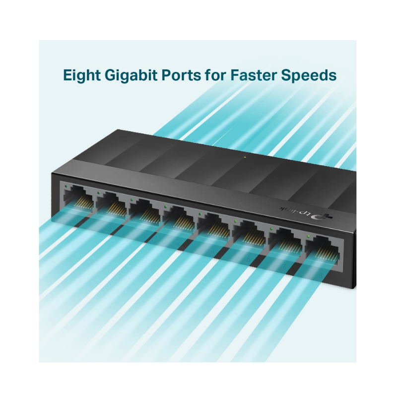 Ethernet Switch TP-LINK LS1008G 8 Port 10/100/1000 MBPS