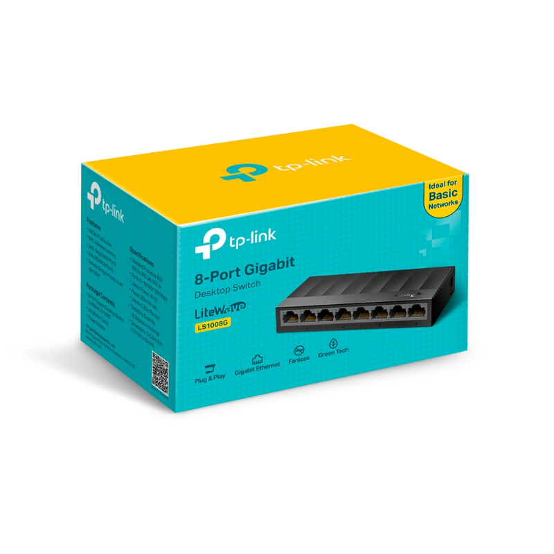 Ethernet Switch TP-LINK LS1008G 8 Port 10/100/1000 MBPS