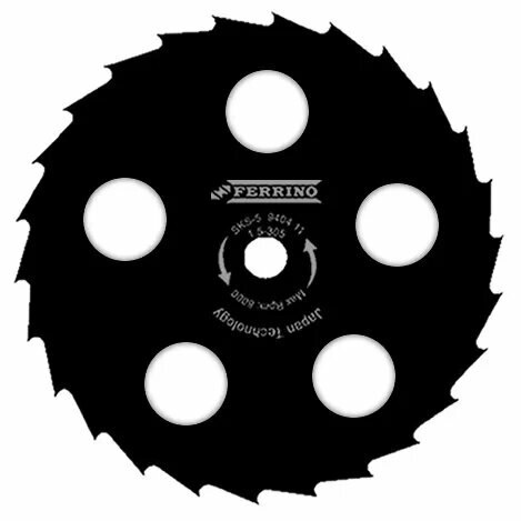 FERRİNO JAPON BIÇAK 255 MM 5 DELİKLİ BOYALI