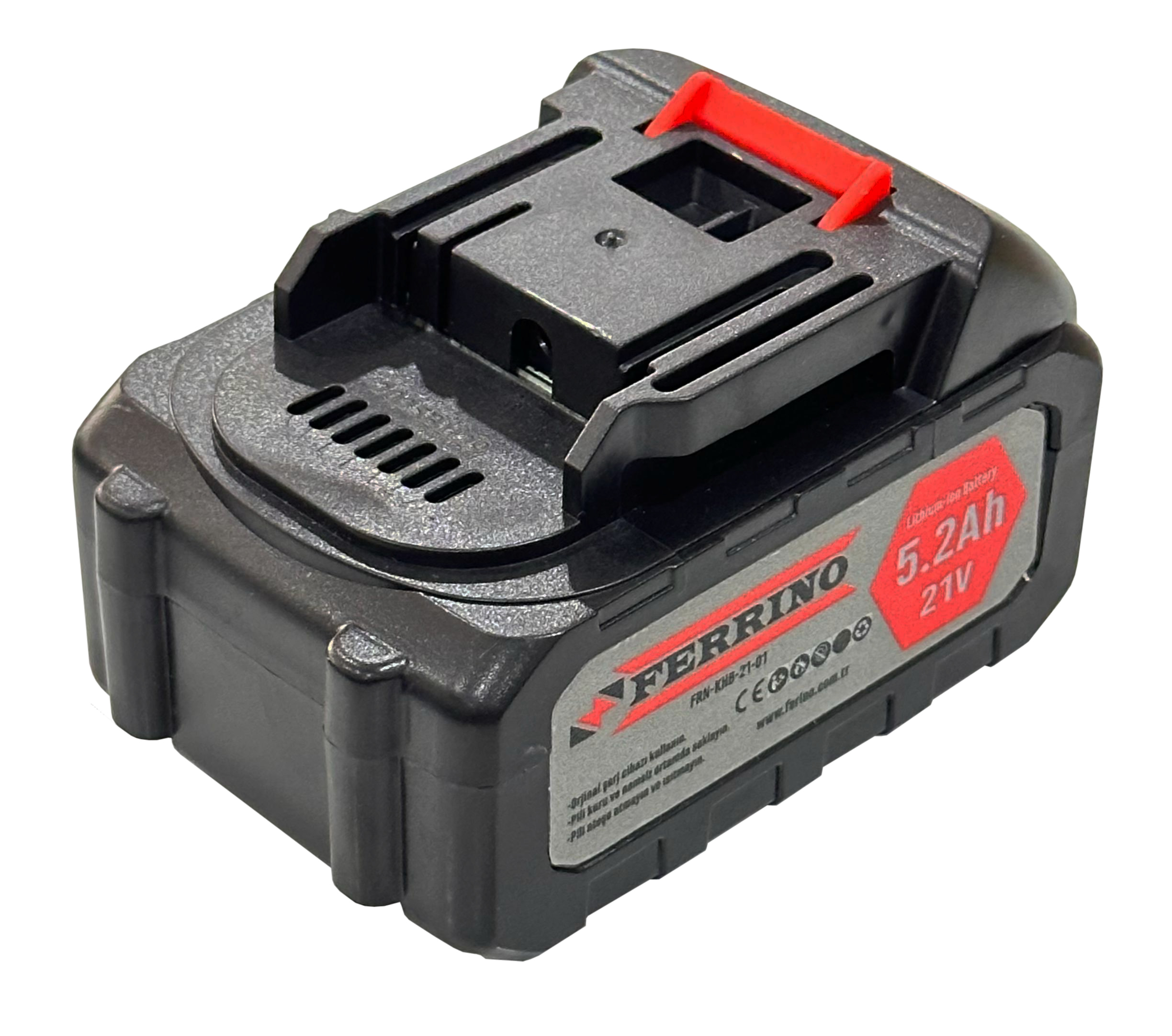 BATARYA 21 V 5,2 Ah- 10C  ( MAKİTA TİPİ KIZAKLI )