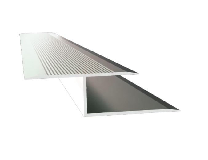 PARKE GEÇİŞ Z PROFİLİ 8 MM MAT KROM ALÜMİNYUM 2.7 M LÜKS | Fayans