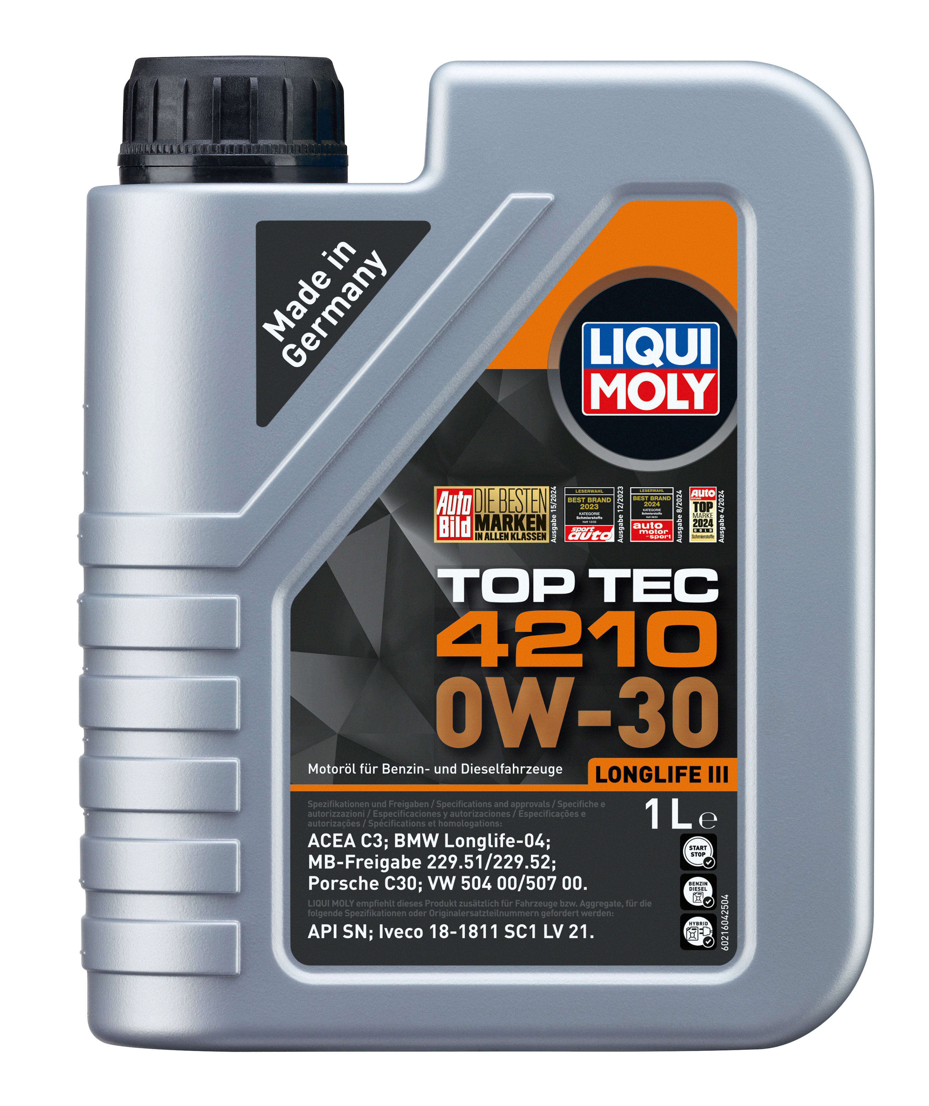LIQUI MOLY LIQUI MOLY Top Tec 4210 0W-30 Motor Yağı