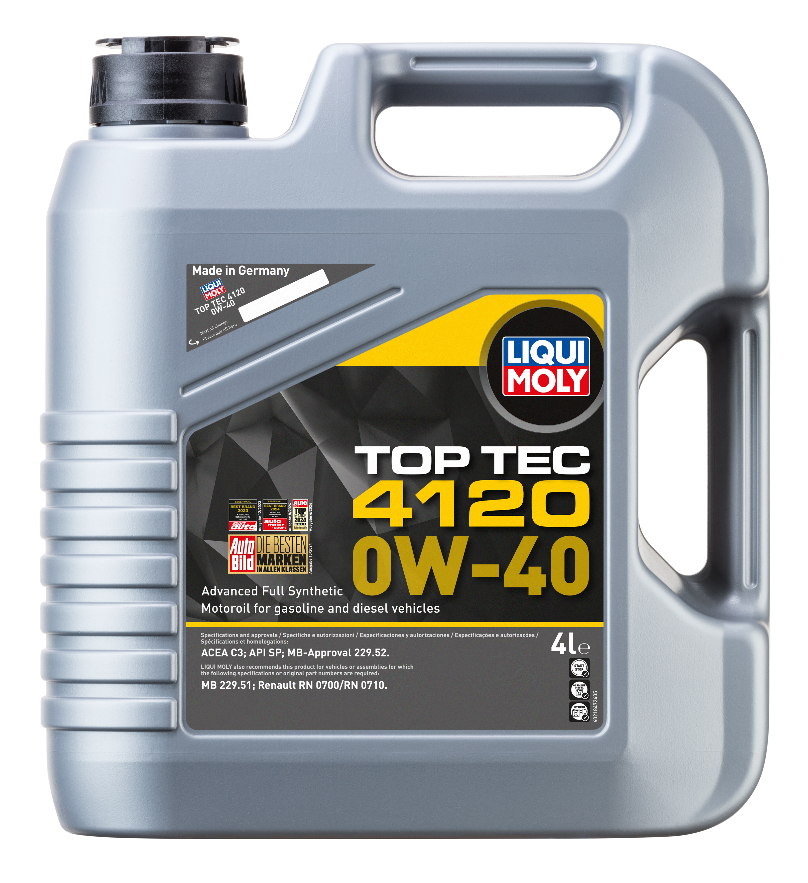 LIQUI MOLY LIQUI MOLY Top Tec 4120 0W-40