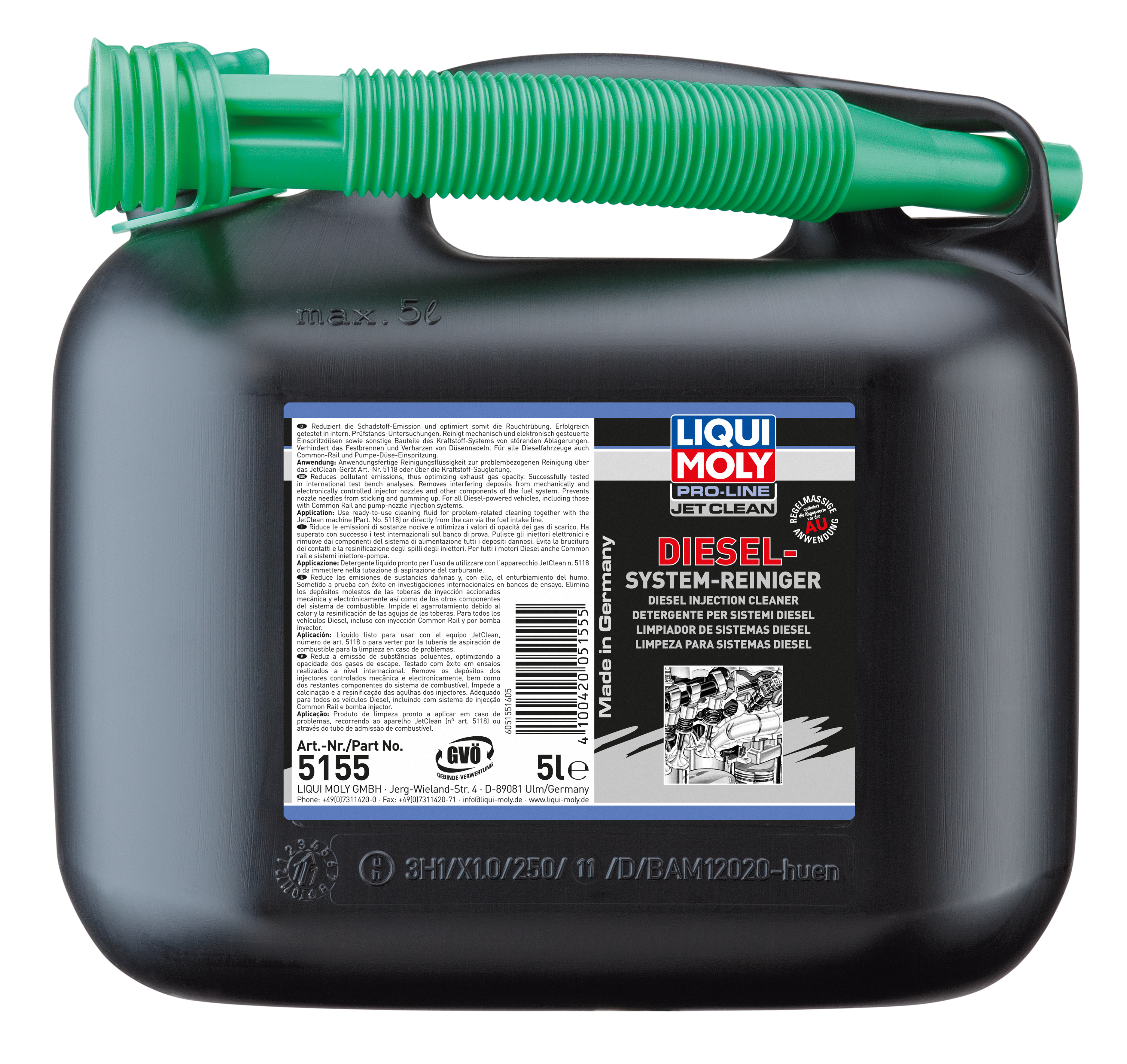 LIQUI MOLY LIQUI MOLY Pro-Line JetClean Dizel Enjektör Temizleyici