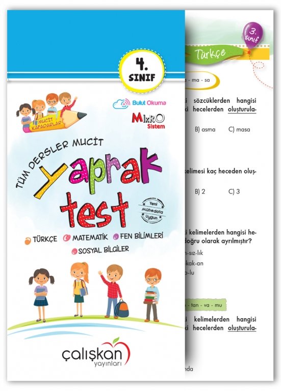 Caliskan 4 Sinif Tum Dersler Mucit Yaprak Test 4 Sinif Yardimci