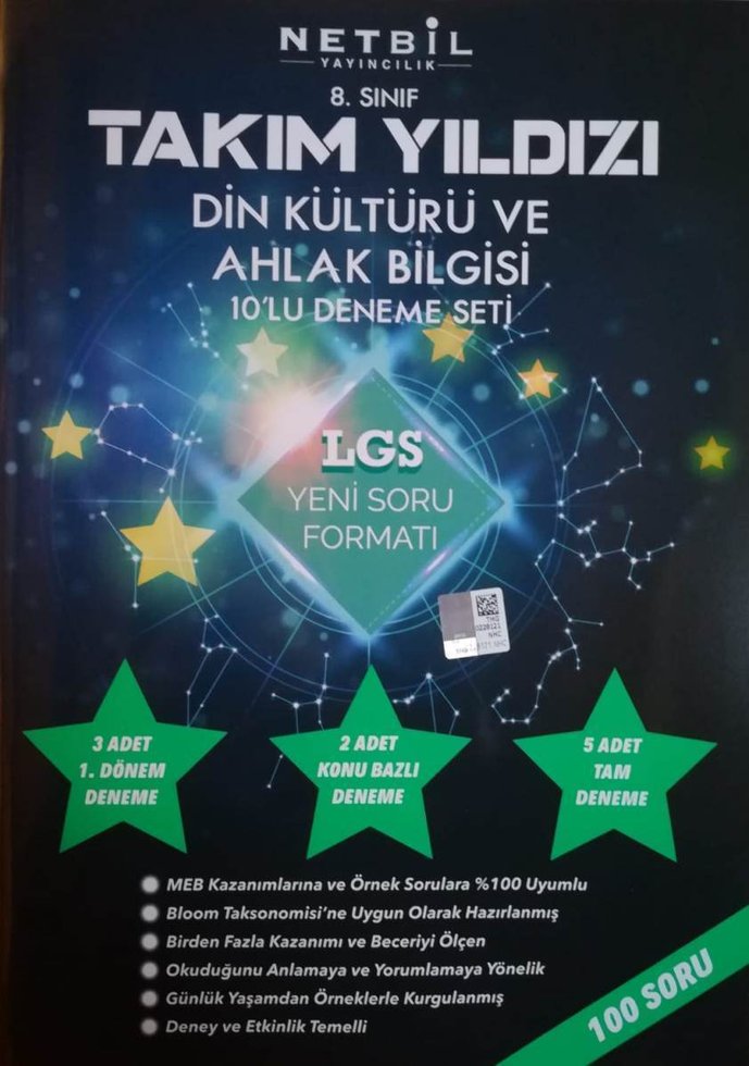 Netbil 8 Sinif Din Kulturu Ve Ahlak Bilgisi Takim Yildizi 10 Lu