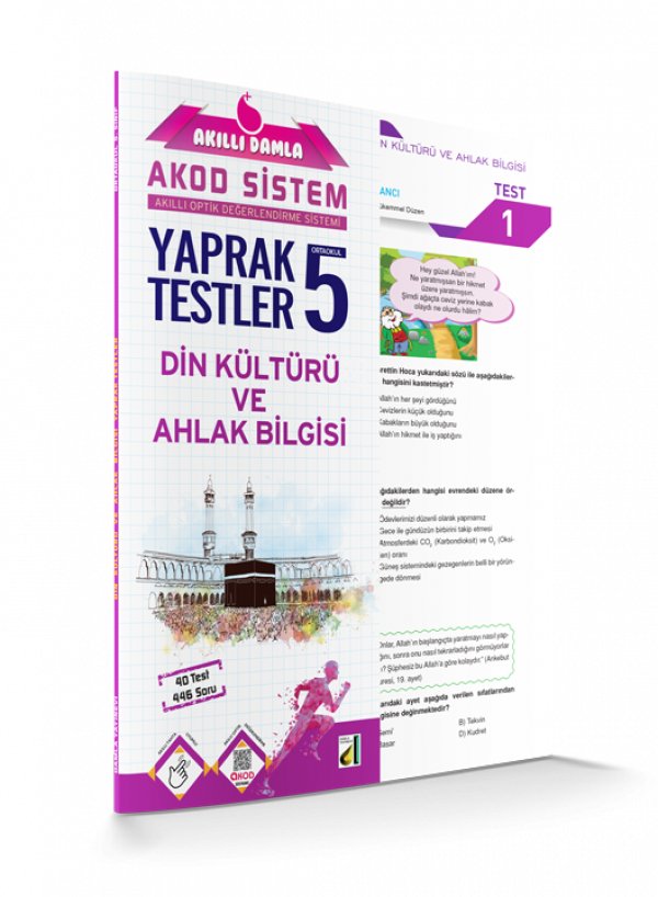 Damla 5 Sinif Din Kulturu Otokontrollu Yaprak Test Yeni 2019 5