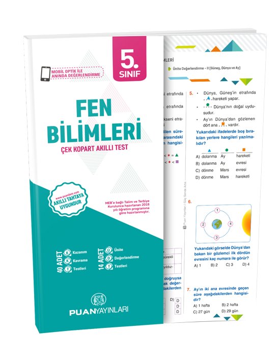 Puan 5 Sinif Fen Bilimleri Akilli Testler Yeni 5 Sinif Yardimci