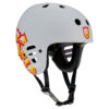 Protec Full Cut Cert SM Bikes BMX Collab Light Gray Shield Studio Image 001