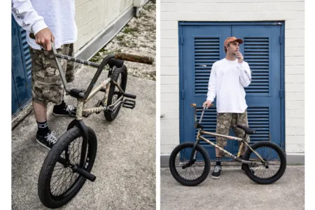 Trent Lutzke diptic bike check portrait 1