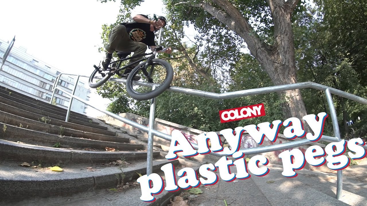 Colony 'Anyway' Plastic Pegs with Tim Storey DIG BMX