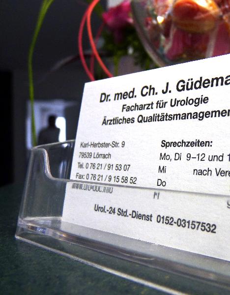 Dr. med. Christof Johann Güdemann