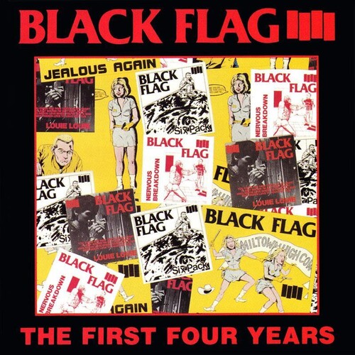 Black Flag First Four Years Lp Discoteca Laziale