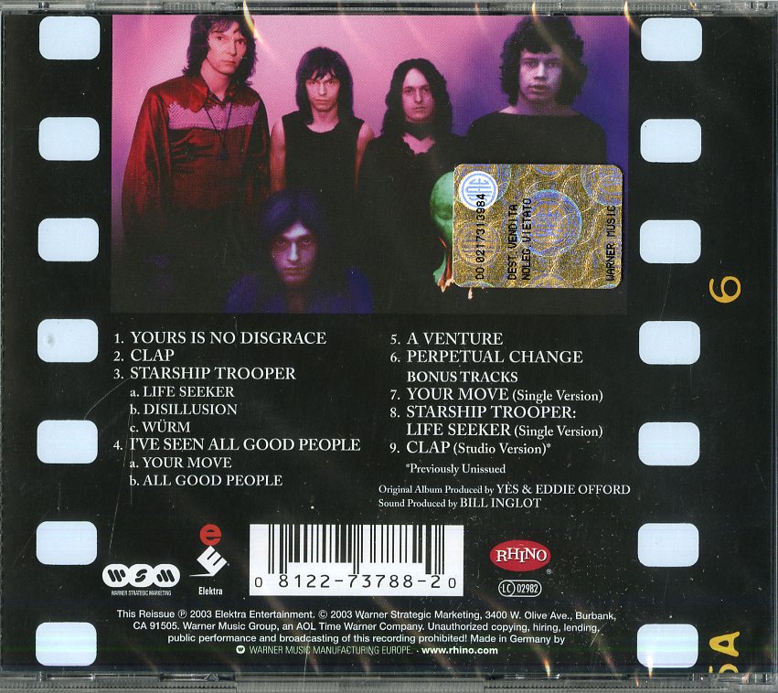 Yes The Yes Album (Expanded & Remast.) Cd | Discoteca Laziale