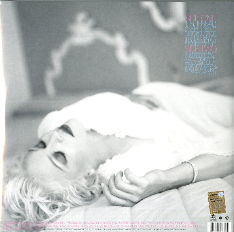 Madonna Bedtime Stories Lp | Discoteca Laziale