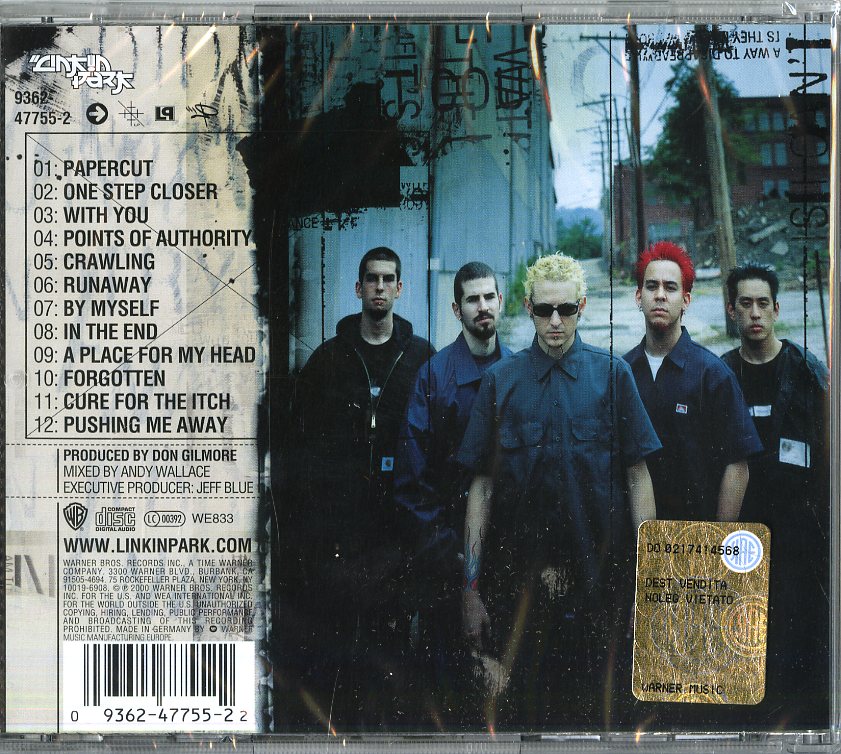 Linkin Park Hybrid Theory Cd | Discoteca Laziale