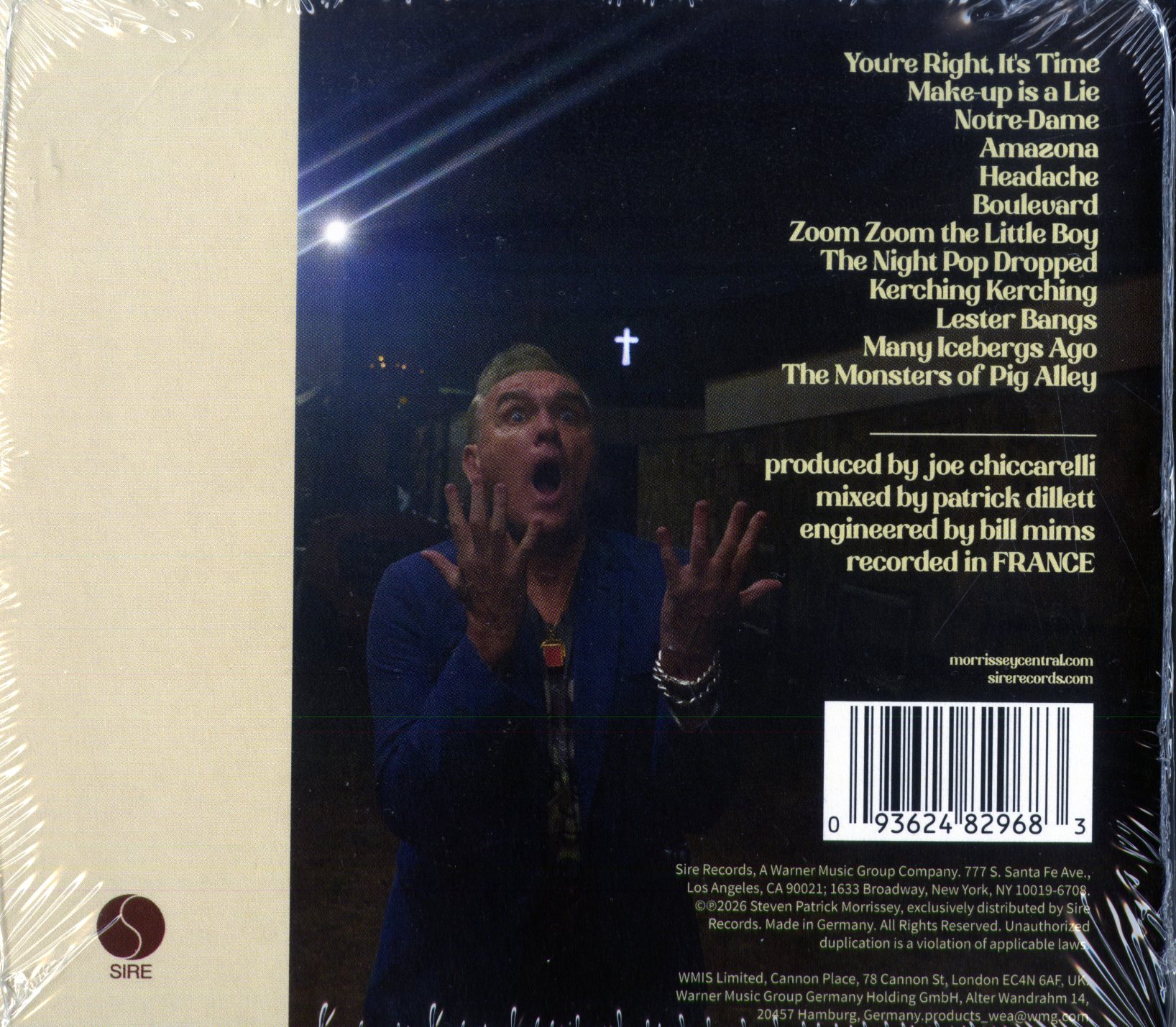Morrissey Make-Up Is A Lie Cd | Discoteca Laziale