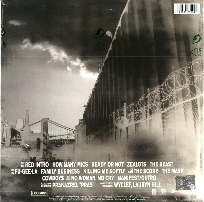 Fugees The Score (Vinyl Color) Lp | Discoteca Laziale