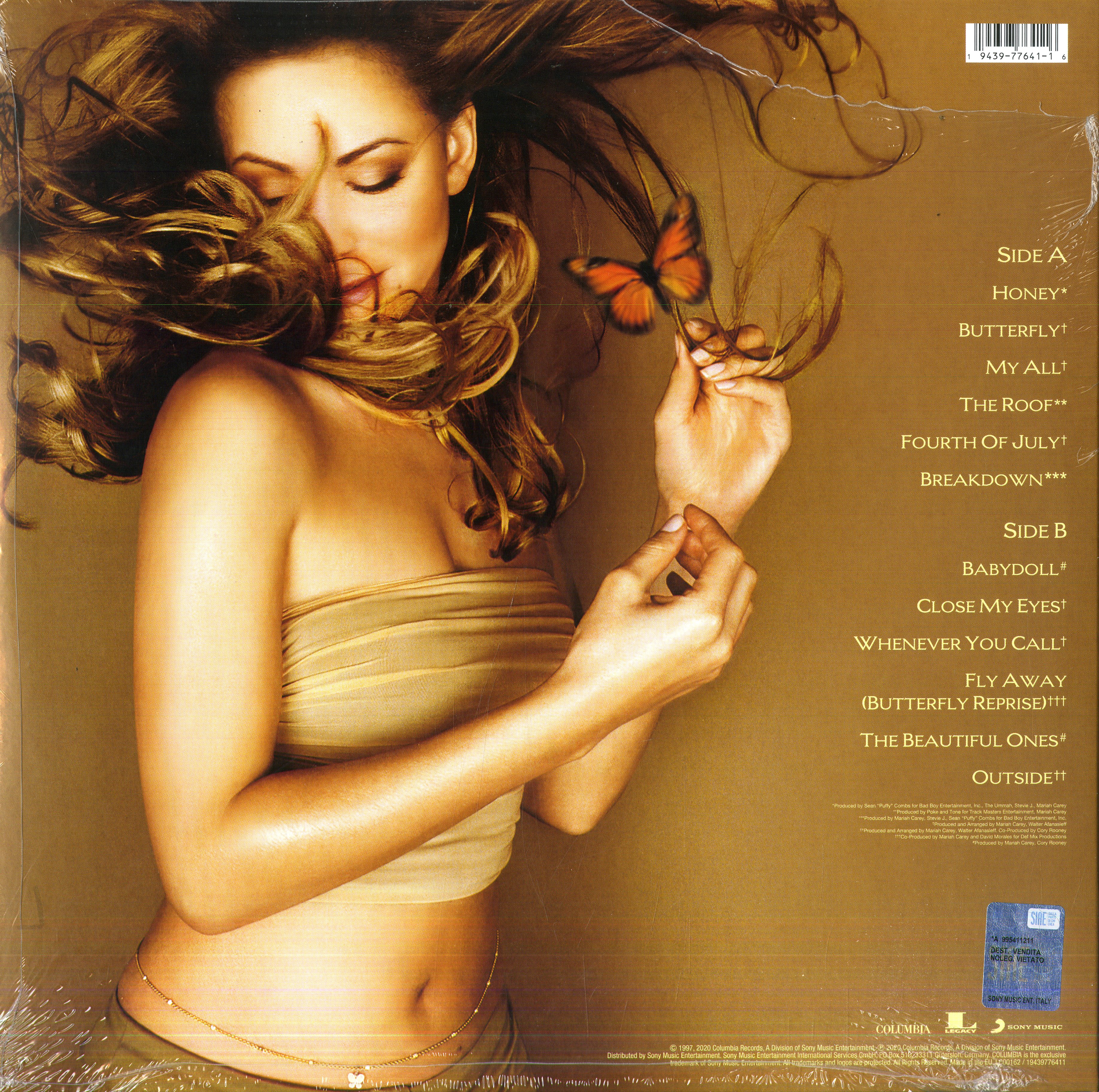 洋楽 Mariah Carey / Butterfly (LP) 洋楽 Mariah Carey / Butterfly (LP) LP BUTTERFLY - CAREY