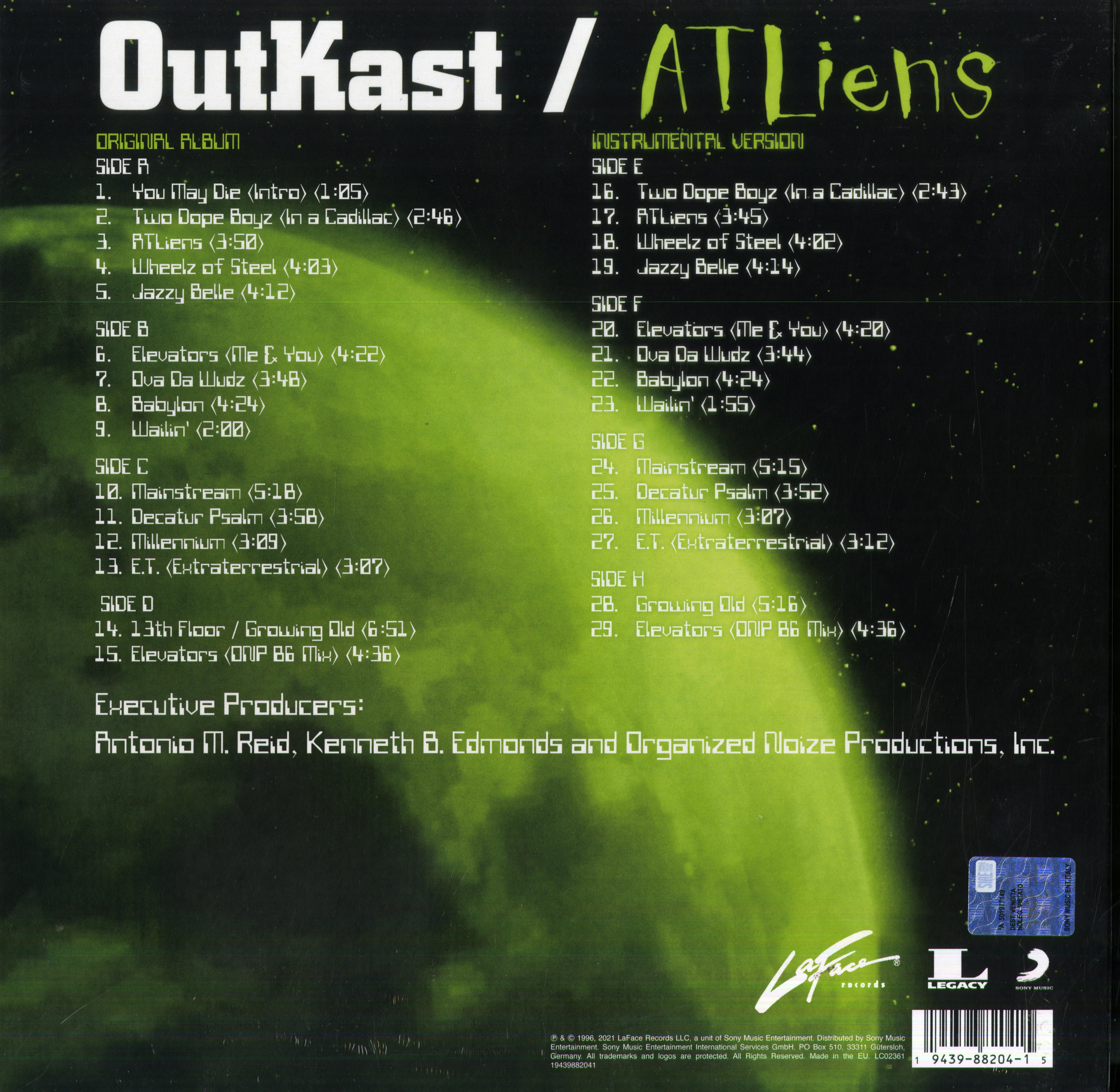 Outkast Atliens (25Th Anniversary Deluxe Edt.) Lp