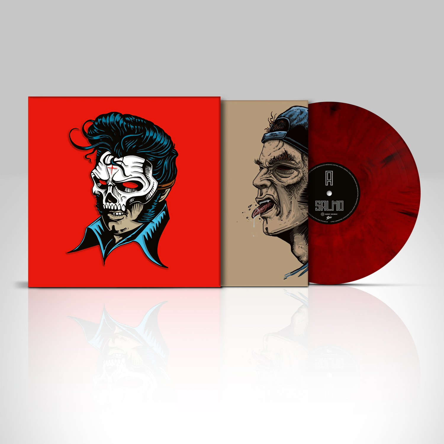 Salmo Hellvisback - Lp Marble Red+Black Lp | Discoteca Laziale