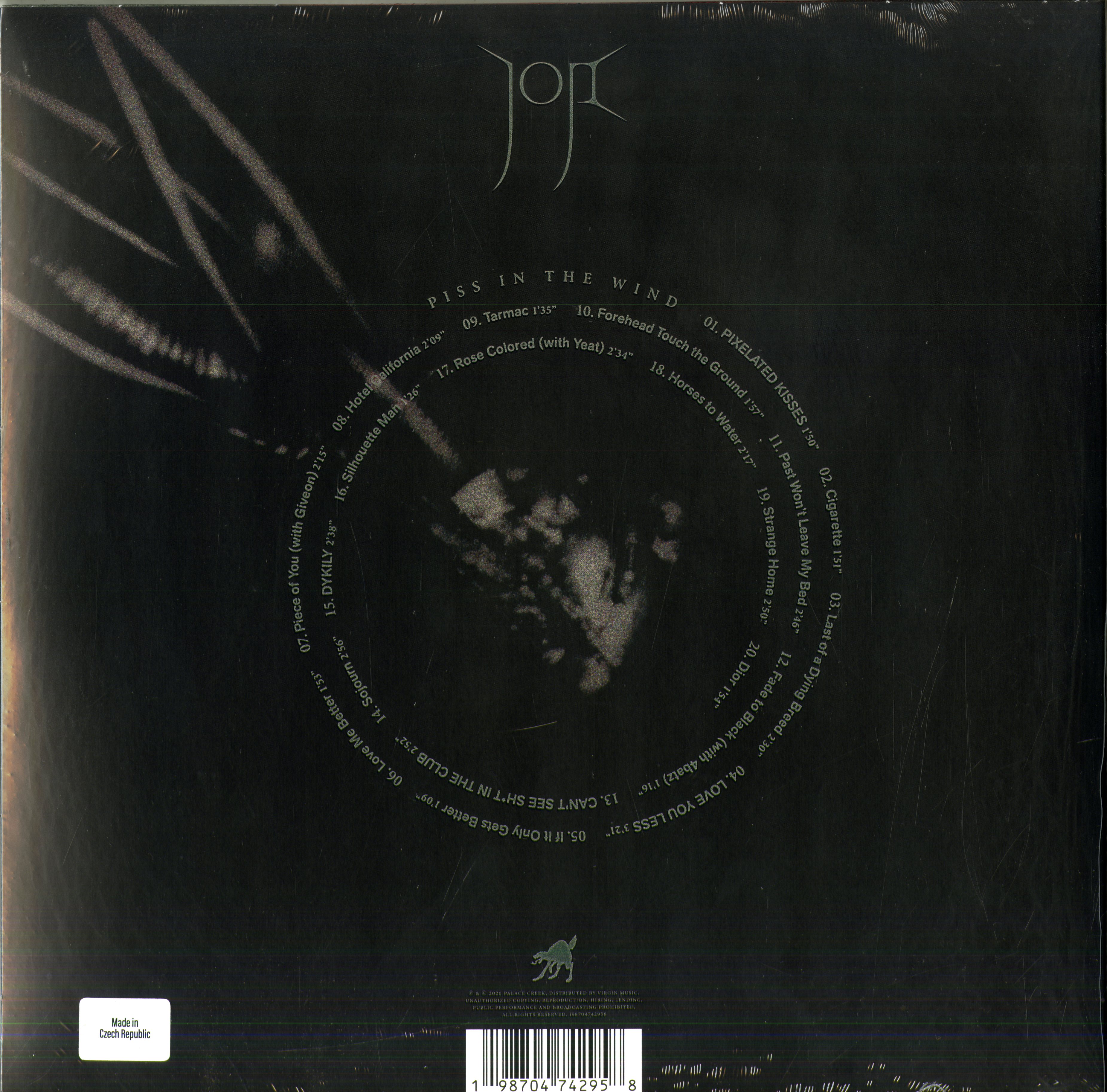 Joji Piss In The Wind (Vinyl Prism Colored + Poster) (Indie