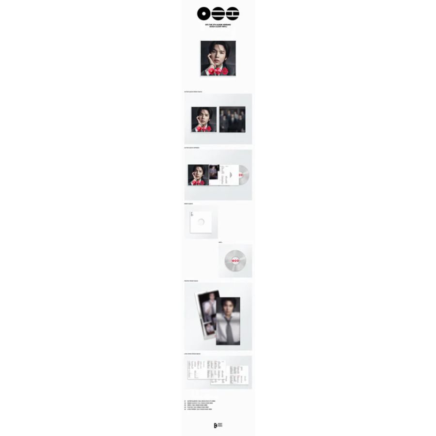 Bts Arirang Lp (Suga Clear Vinyl Version) Lp | Discoteca Laziale