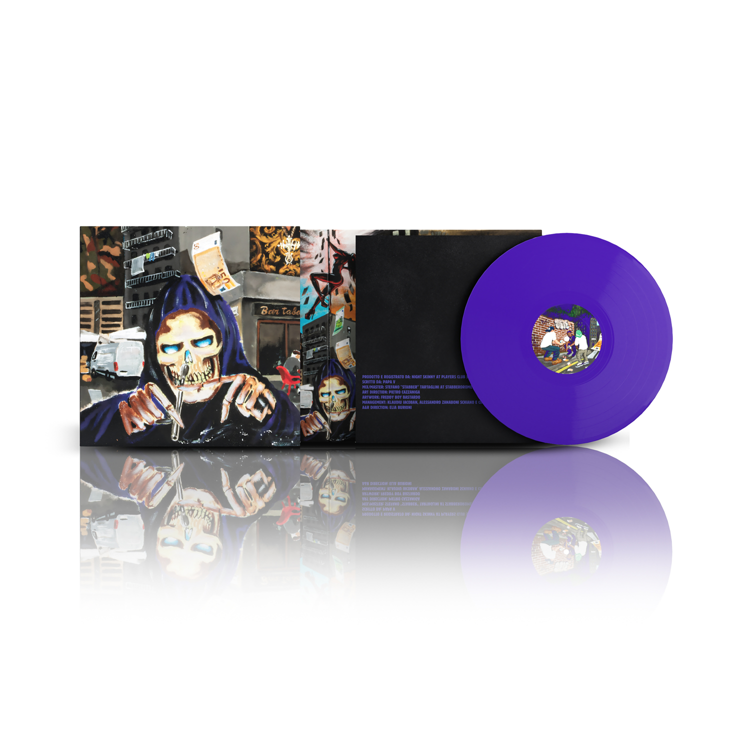 Papa V, Night Skinny Latte In Polvere Vinile Viola Latte In