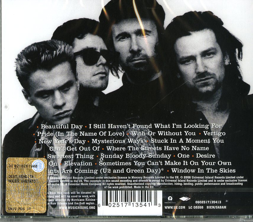 U2 18 Singles Cd | Discoteca Laziale